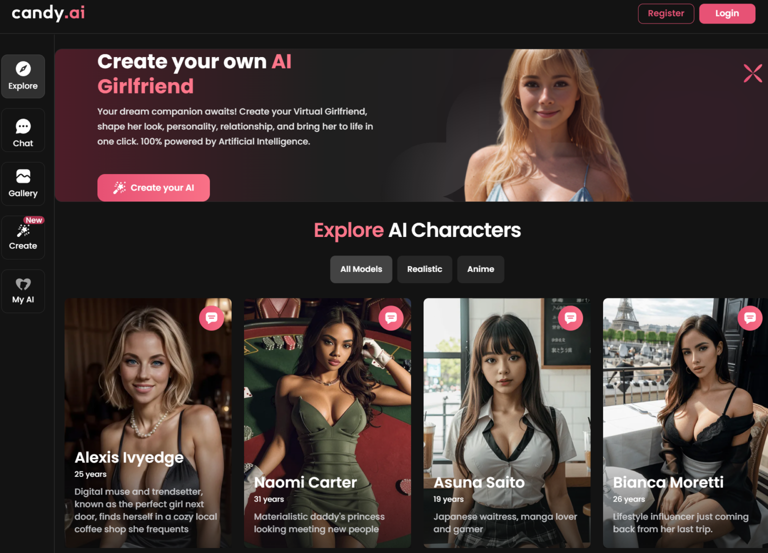 Top Ai Porn Chatbot For Sex Chat With Ai Fanscribers