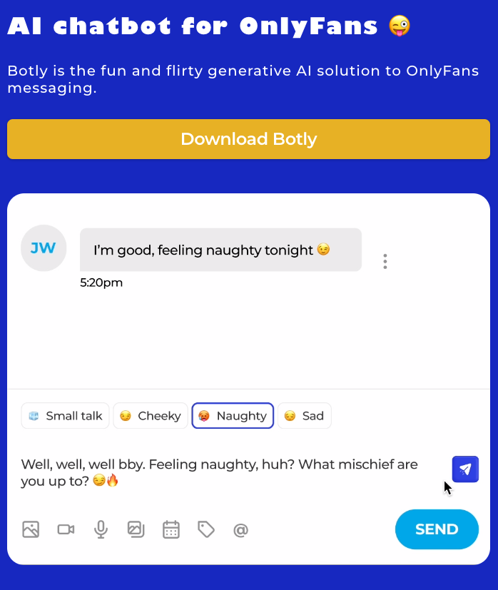 Bot de chat con IA OnlyFans 