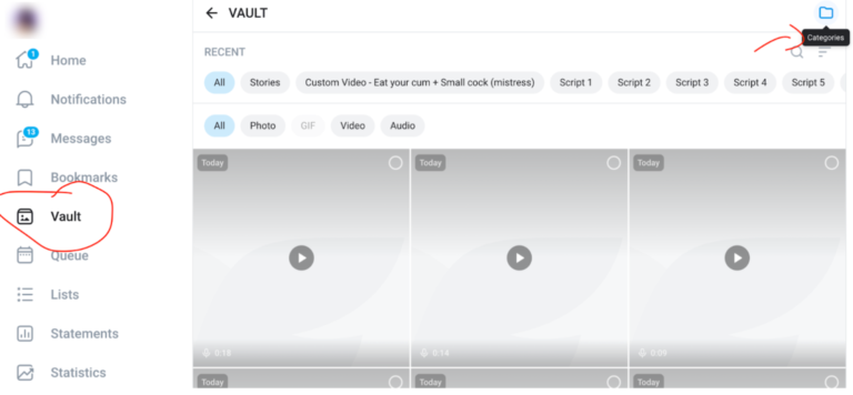 How to Upload Content to Your OnlyFans Vault | fanscribers.com