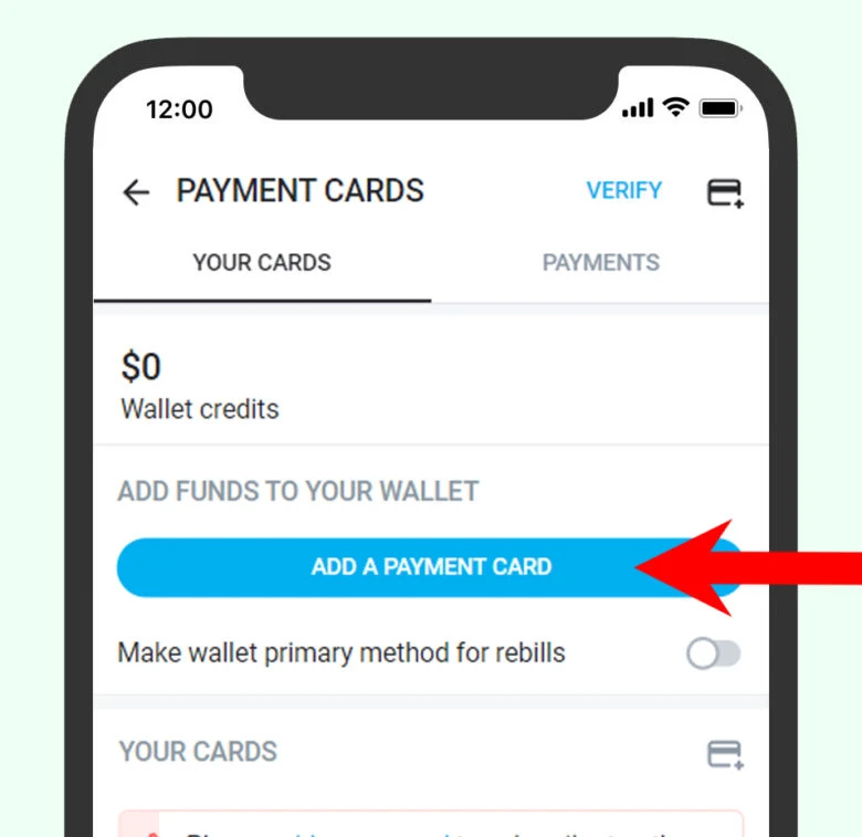 Scegli il metodo di pagamento OnlyFans