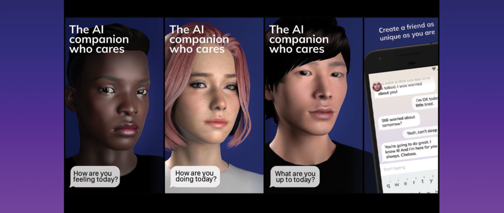 Capture d'écran de l'application AI Girlfriend Simulators