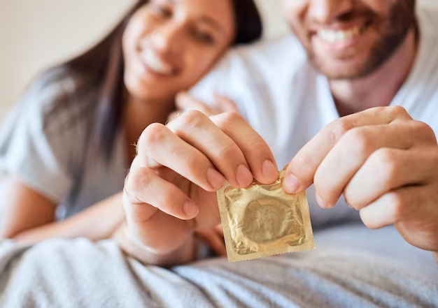 couple using condoms