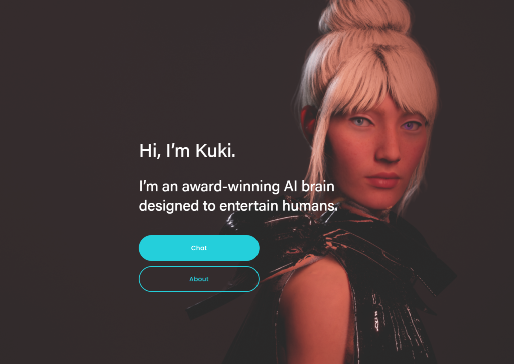 El mejor chatbot porno con IA llamado Kuki Chatbots