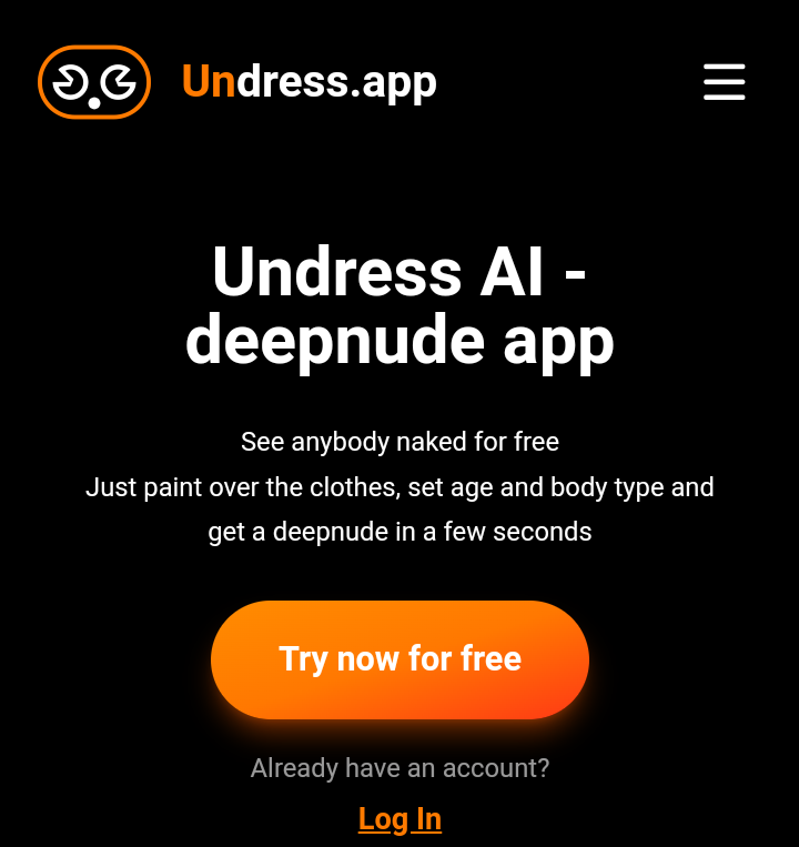 Undress AI deep nude homepage 