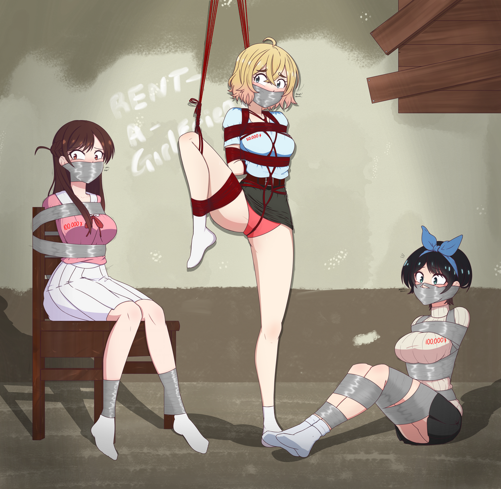 ai generated girls tied up