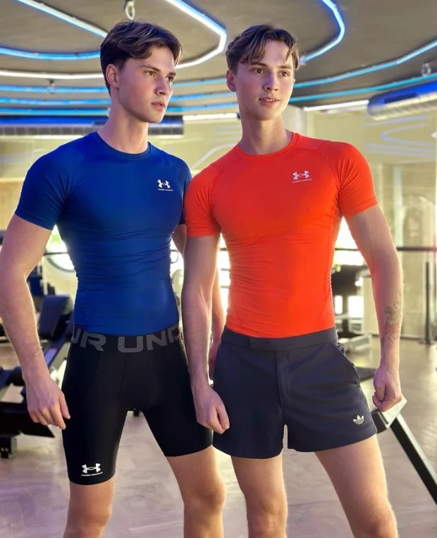 Czech Gay Twins @czechgaytwins OnlyFans model picture in gym wearing gym clothes