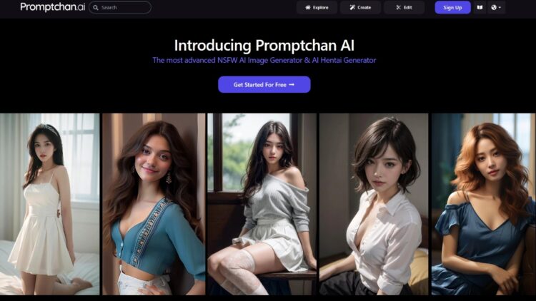 El mejor nudificador de IA PromptchanAI 