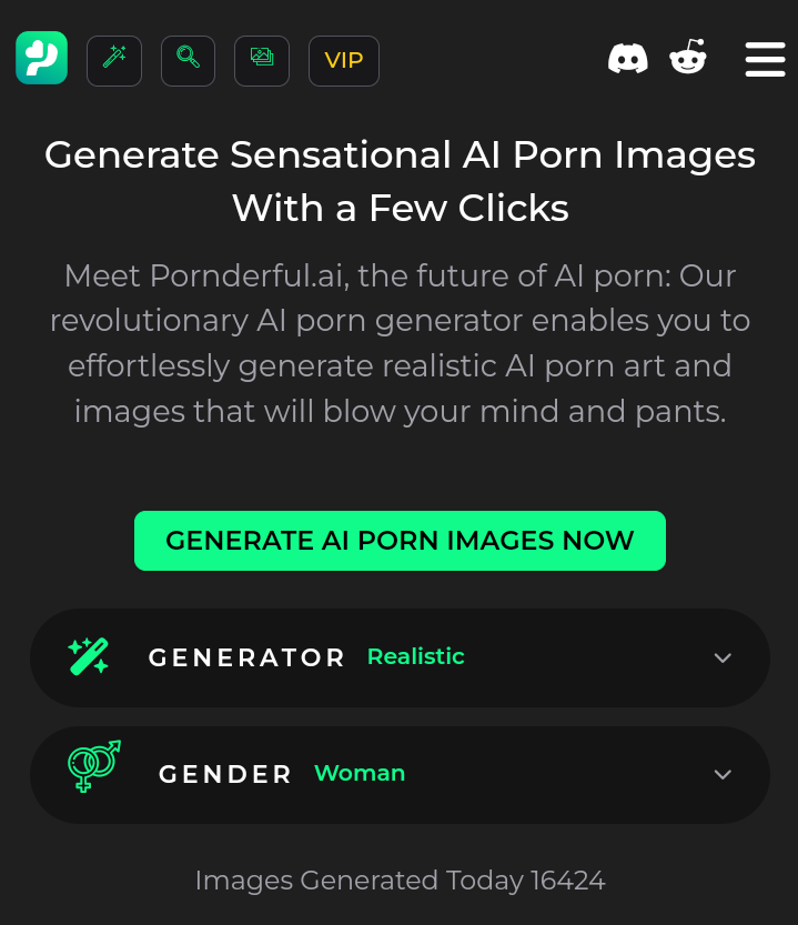 Miglior AI non censurata Pornderful.ai 