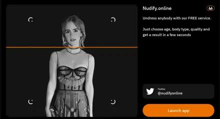 Aplicación Nudify para desnudar la IA 