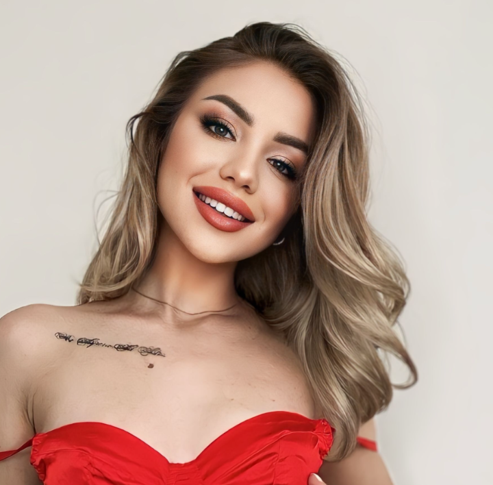 Katie OnlyFans start In beautiful red dress from Gloucester 