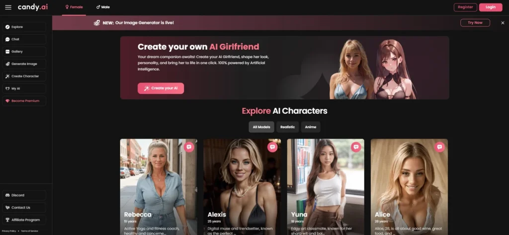 candy.ai for Femboy AI porn
