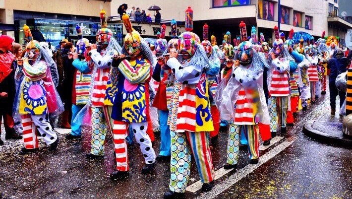 Fasnacht carnival in Basel, perfect for meeting Basel women