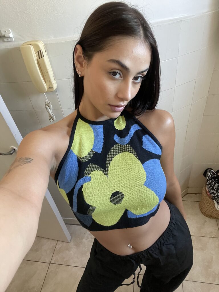 Lily Rose OnlyFans model wearing sexy top