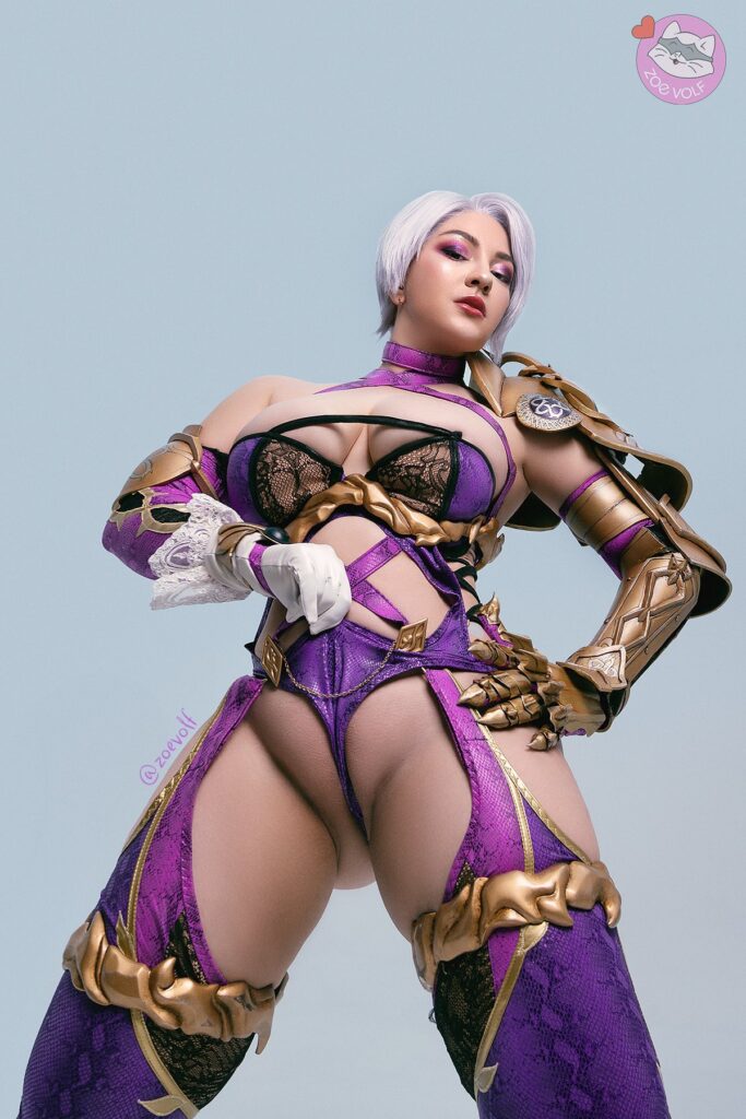 Zoe Volf @zoevolfcos OnlyFans model wearing sexy cosplay costume