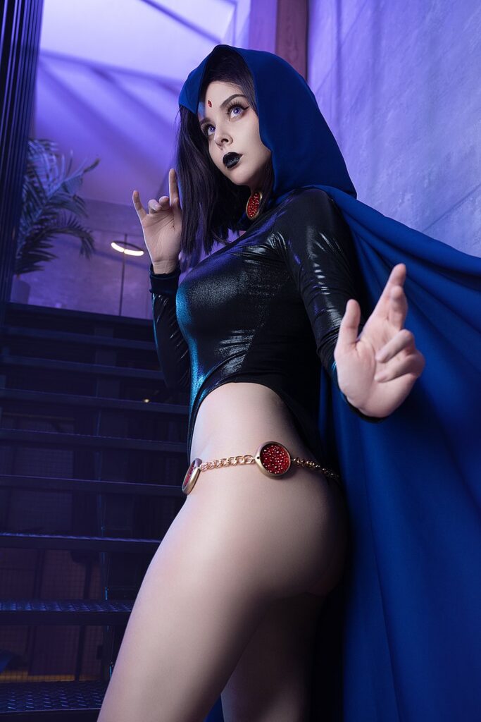 Helly Valentine @hellyvalentine OnlyFans cosplayer model wearing witch outfit