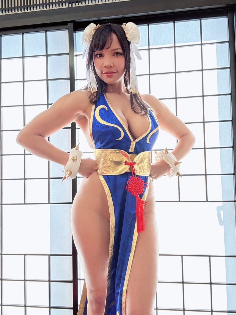 Pattie Cosplay @pattiecosplay OnlyFans big tits model wearing chun lee costume